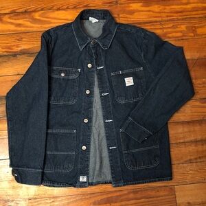 Pointer Brand Chore Coat - Men’s Medium, indigo denim